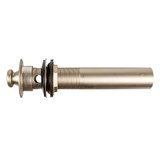 1-1/4"x12" PO Plug w/ Lift/ Turn Stopper w/ O.F- All PVD Pearl Nickel