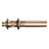 1-1/4"x12" PO Plug w/ Lift/ Turn Stopper w/ O.F- All PVD Satin Bronze