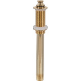 1-1/4"x12" PO Plug w/ Lift/ Turn Stopper No O.F.- Polished Unlacquered Brass