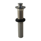 1-1/4"x12" PO Plug w/ Lift/ Turn Stopper No O.F.- All PVD Satin Nickel