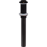 1-1/4"x 12" Push-up Lavatory Drain w/ No O.F.- All Oil Rubbed Bronze