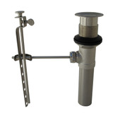 1-1/4" x 8.25" Pop-up Assembly Drain w/ No O. F.- All PVD Stainless Steel