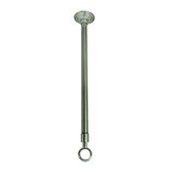 5/8" X 36" Fit All Ceiling Support For the Leg Tub Surround - PVD Satin Nickel
