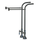 Free Standing Bath Supply for Leg Tub Faucet - PVD Satin Nickel