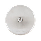 1-Hole Overflow Face Plate w/ Screw - PVD Satin Chrome