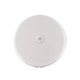 1-Hole Overflow Face Plate w/ Screw - White