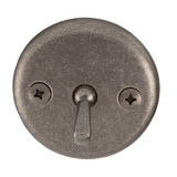 Overflow Trip Lever Face Plate w/ Screws - Aged Pewter
