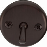Overflow Trip Lever Face Plate w/ Screws - Oil Rubbed Bronze - OFPTL-OB