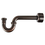 1-1/2" 17 Gauge P-trap w/ Box Flange- Oil Rubbed Bronze