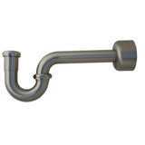 1-1/4" 17 Ga P-Trap w/ Box Flange- PVD Stainless Steel