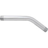 1/2" IPS X 8" Brass Shower Arm- PVD Stainless Steel