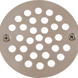 4 -1/4" OD Strainer w/ 3-3/8" Screw Holes- PVD Polished Nickel