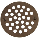 4 -1/4" OD Strainer w/ 3-3/8" Screw Holes- Oil Rubbed Bronze