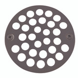 4" OD Strainer w/ 3-3/8" Screw Holes- Oil Rubbed Bronze