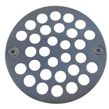 4" OD Strainer w/ 3-3/8" Screw Holes- PVD Satin Nickel