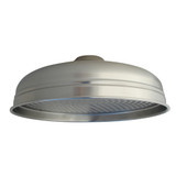 12" Rain Style Dome Showerhead - PVD Satin Nickel