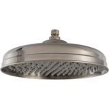12" Rain Style Dome Showerhead w/ Nozzles- PVD Satin Nickel