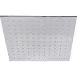 12" Moderno Series Square Rain Style Showerhead - Chrome Plated