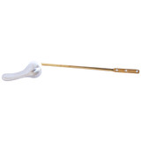 Standard Tank Trip Lever w/ 8" Brass Arm- PVD Satin Nickel