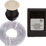 Air Switch Kit Round for Disposer/ Jetted Tubs - Almond