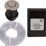 Air Switch Kit Round for Disposer/ Jetted Tubs - PVD Stainless Steel