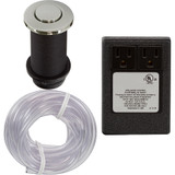 Air Switch Kit Round w/ Ext Threads for Disposer - PVD Polished Nickel