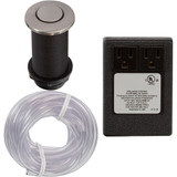 Air Switch Kit Round w/ Ext Threads for Disposer - PVD Satin Nickel