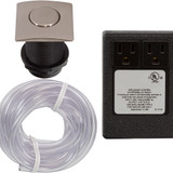 Air Switch Kit Square for Disposer/ Jetted Tubs - PVD Satin Nickel