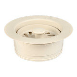 Designer Series ISE Disposal Flange/ Stopper-Matte Almond