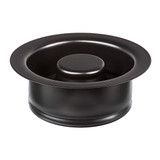 Metal Disposal Flange & Stopper for ISE- Flat Black