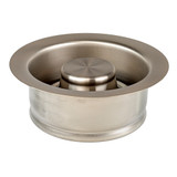 Metal Disposal Flange & Stopper for ISE- PVD Satin Nickel