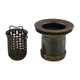Deep Junior Duo Basket Strainer w/ 3" Shank- Oil Rubbed Bronze