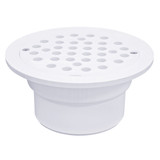 3" x 4" PVC Area Drain w/ 5" PVC Strainer