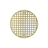 6-1/8" OD Cast Strainer w/ 4-7/8" Screw Holes- Nickel Bronze