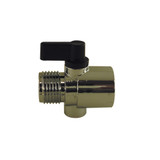 1/2"MIP x 1/2"FIP Plastic Water Volume Control- Chrome Plated