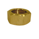 1/2" OD Brass Compression Nut