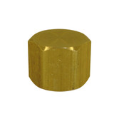 3/8" OD Brass Compression Cap - Lead Free
