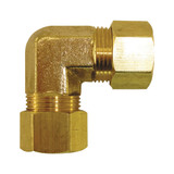 7/8" OD BRASS COMPRESSION ELBOW