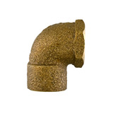1/2" X 3/8" (C x FPT) Forged 90 Degree Elbow