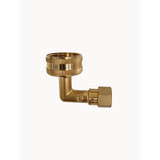 3/8" OD X 3/4" FHT Elbow Fitting with Nut/Ferrule- Lead Free