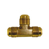 1/4" Flare Brass Tee