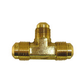 5/8" x 5/8" x 1/2" Flare Brass Reducing Tee