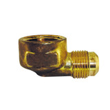 3/8" Flare X 1/2" FPT Brass Elbow