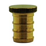 1/2" PEX Brass Plug- Lead Free