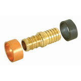 1/2" PEX x 1/2" PB Transition Fitting w/ Rings- Lead Free