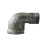1/2" MPT x 1/2" FPT Galvanized Malleable Banded 90º Street Elbow