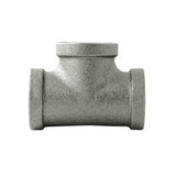 1" FPT Galvanized Malleable Banded Tee