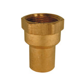 1/2" X 3/8" (FTG X FPT) Wrot Fitting Female Adapter
