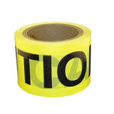 3" x 1000' Yellow Caution Tape (3mil)