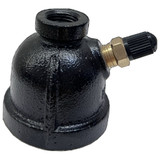 1" Bell Gas Test Gauge Body with Valve